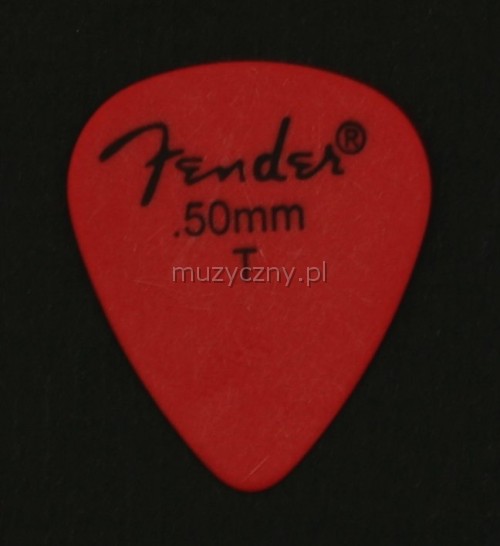 Fender Delrin 0.50 thin red kytarov� trs�tko