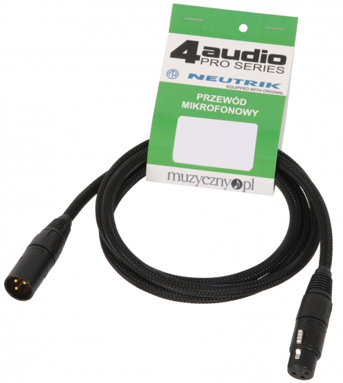 4Audio MIC PRO 3m Stealth Black drt