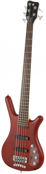 RockBass Corvette Basic 5 Red OFC Chrome basov kytara