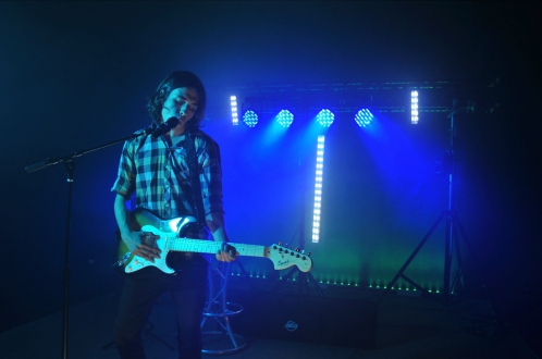 American DJ Mega PAR Profile Sys - 4 reflektory LED RGB  czarne p�aske 