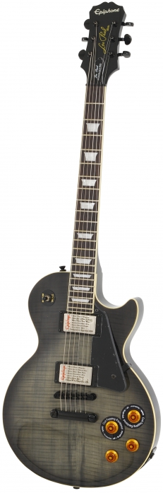 Epiphone Les Paul Standard Plustop Pro Trans Black elektrick kytara