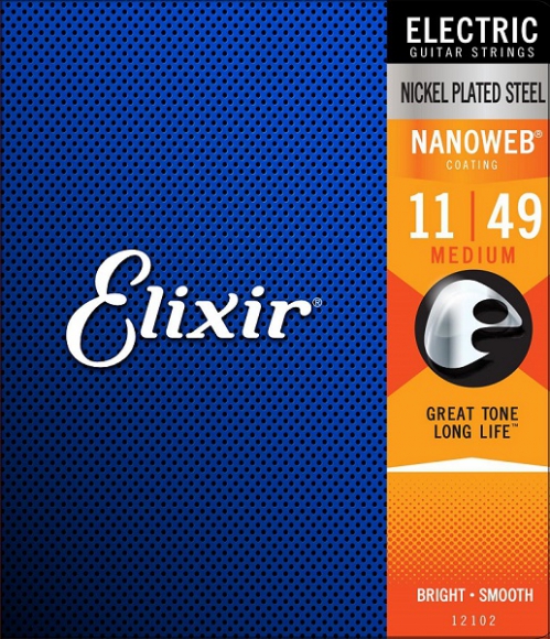 Elixir 12102 NW struny na elektrickou kytaru