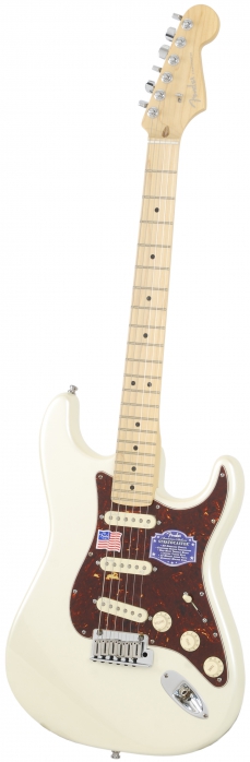Fender American Deluxe Stratocaster Olympic Pearl elektrick kytara