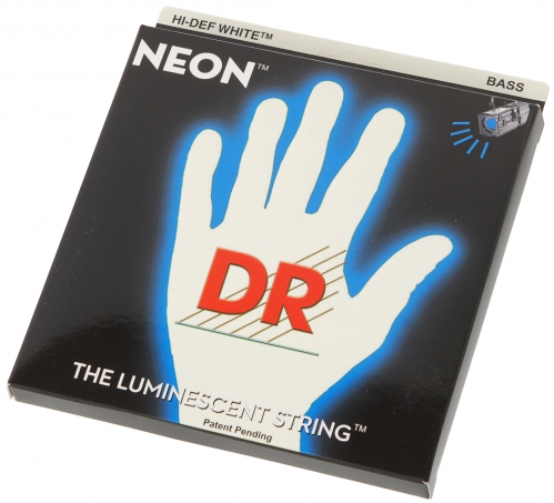 DR NWB 45 White Neon struny na basovou kytaru