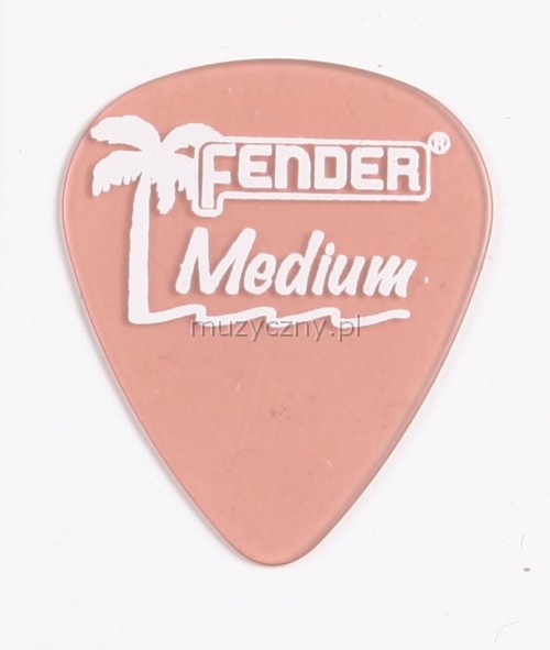 Fender California Clear medium pink kytarov trstko