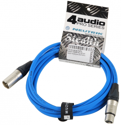 4Audio MIC PRO 3m Blue drt