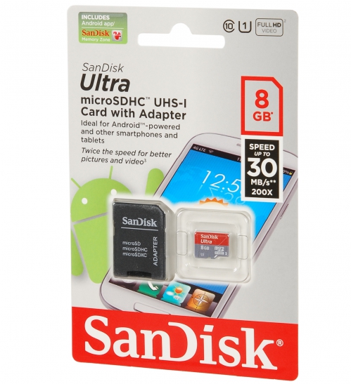 SanDisk micro SDHC 8GB