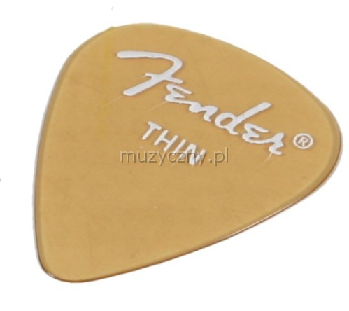 Fender California Clear thin SGold kytarov trstko