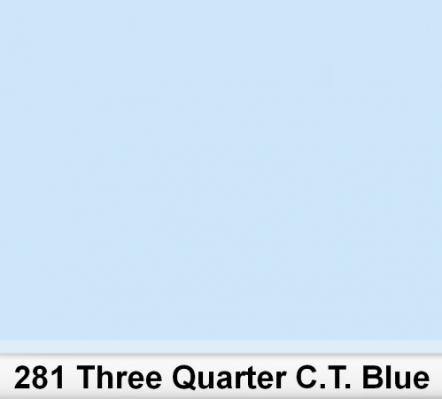 Lee 281 Three Quarter C.T.Blue 3/4 filtr
