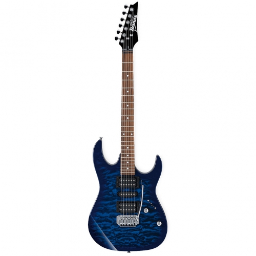 Ibanez GRX 70 QA TBB Transparent Blue Burst elektrick kytara