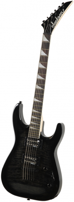 Jackson JS32TQ Dinky transparent black elektrick kytara