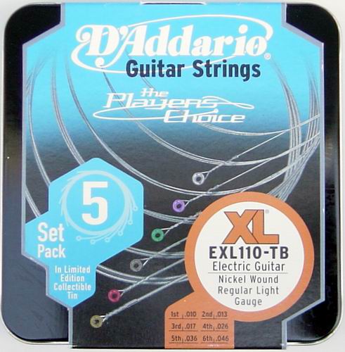 D′Addario EXL-110TB struny na elektrickou kytaru D′Addario EXL-110TB struny na elektrickou kytaru