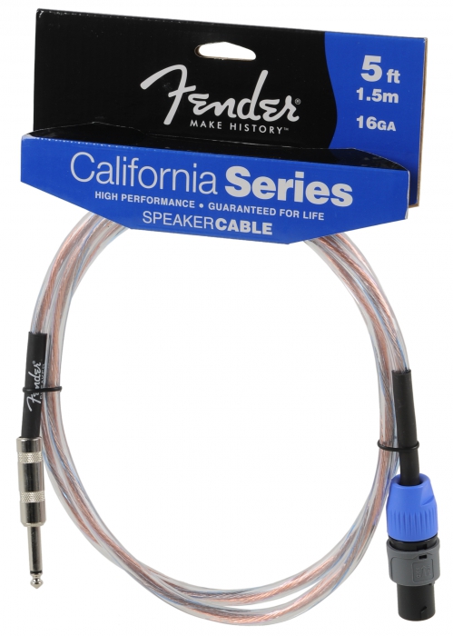 Fender California Clear 5ft reproduktorov kabel