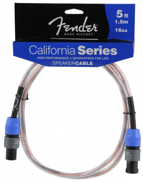 Fender California Clear 5ft reproduktorov kabel