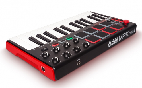 AKAI MPK Mini MK2 klawiatura steruj�ca USB/MIDI