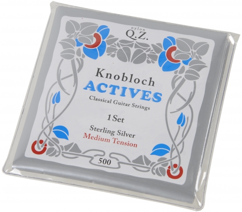 Knobloch Actives 500 Q.Z Sterling Silver Medium Tension struny pro klasickou kytaru