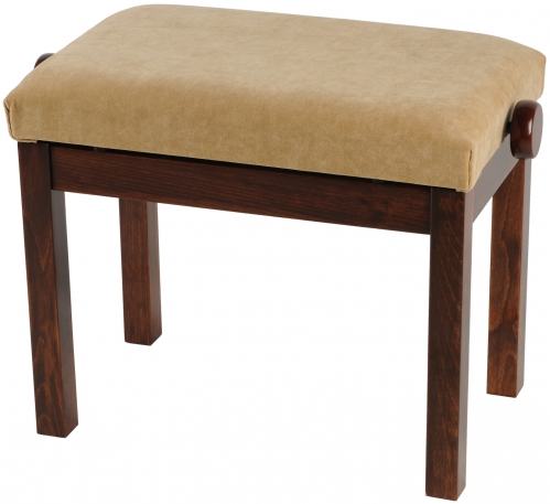 Grenada X 30 piano bench, gloss walnut, velvet