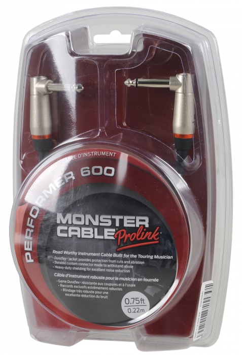 Monster P600 0.75DA instrumentln kabel
