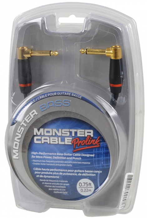 Monster Bass V2 0.75 DA instrumentln kabel