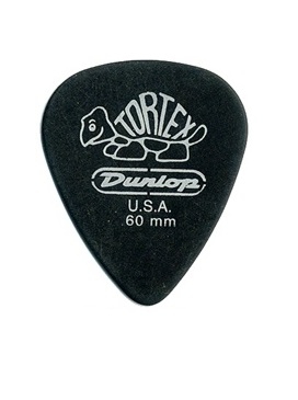 Dunlop 482R Tortex Pitch Black Jazz kytarov trstko