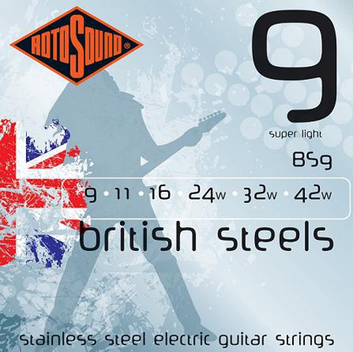 Rotosound BS9 British Steels struny na elektrickou kytaru