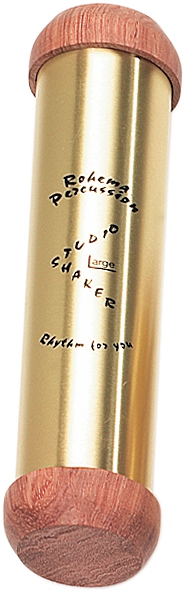 Rohema Percussion 61745 Studio Shaker Large Brass/Rosewood bic� n�stroj