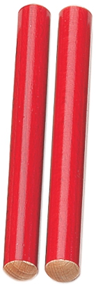 Rohema Percussion 61555/R  Claves, Beech, Red  bic nstroj
