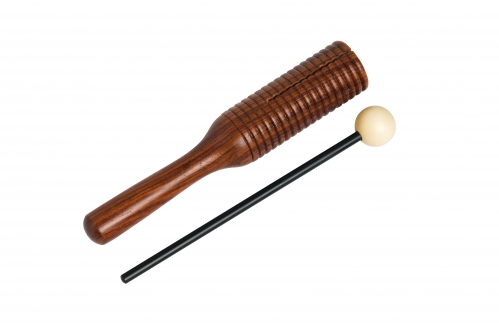 Rohema Percussion 61153 Guiro, Bubinga, bic nstroj