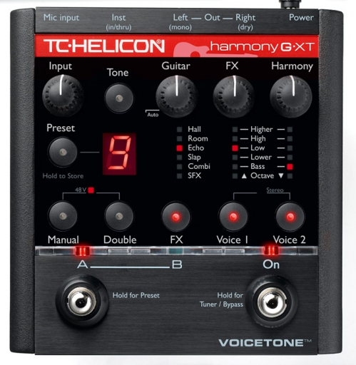 TC Helicon VoiceTone Harmony-G XT vokln Harmonizer