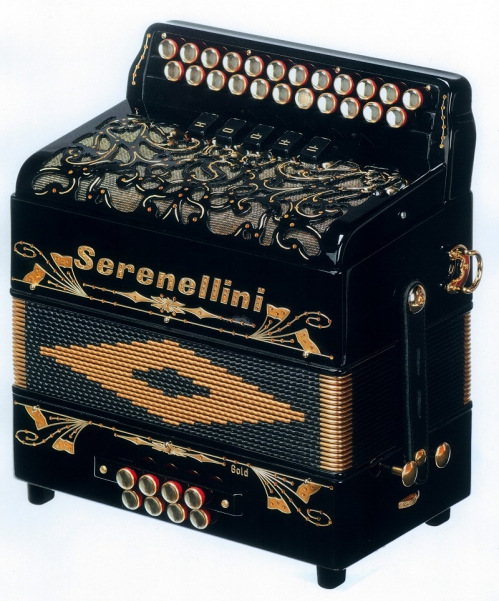 Serenellini Gold Oro 23/3/5  8/3/2  akordeon