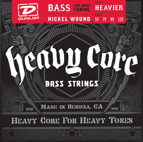 Dunlop DBHCN 55115 Heavy Core struny na basovou kytaru