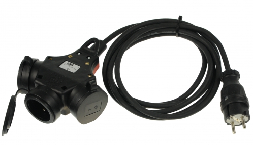 PCE prodluovac kabel 3m 1 zstrka - 3 zsuvka, drt