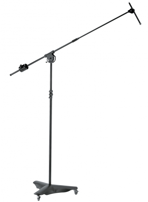 K&M 21430-500-55 stativ overhead - ocel mikrofonn stativ