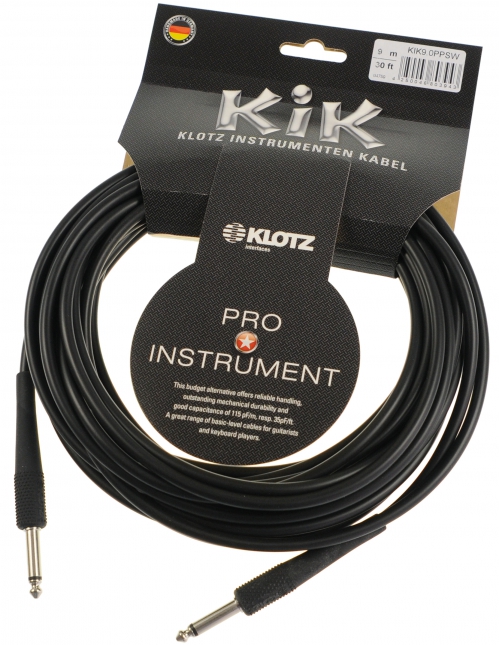 Klotz KIK 9.0 PP SW instrumentln kabel
