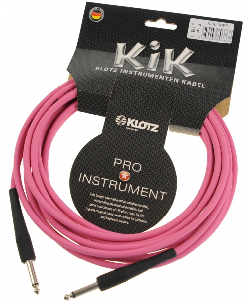Klotz KIK 6.0 PP PI instrumentln kabel