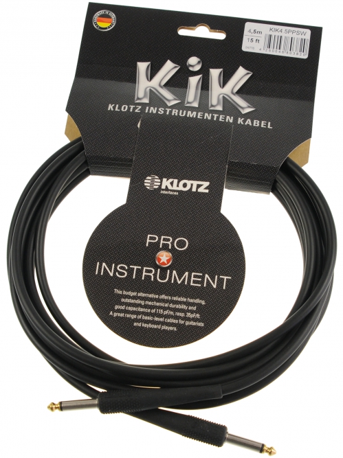 Klotz KIK 4.5 PP SW instrumentln kabel