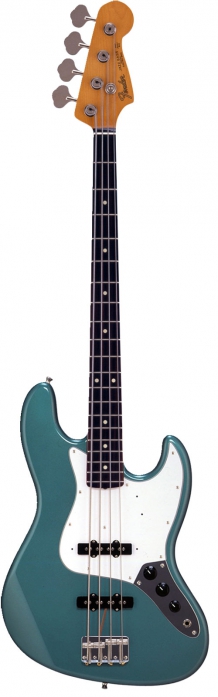 Fender Jazz Bass 60s Ocean Turquoise Metallic Japan basov kytara