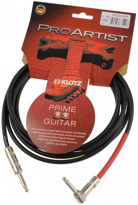Klotz PROA030 PR Pro Artist instrumentln kabel