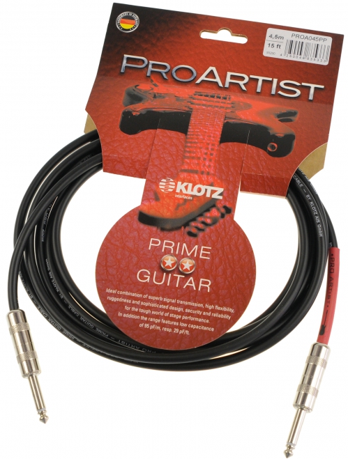 Klotz PROA045 PP Pro Artist instrumentln kabel