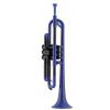 pTrumpet Blue Bb trumpet, plastic