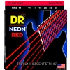 DR NRE 11 HiDef Red Neon Heavy struny na elektrickou kytaru