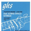 GHS Professional struny do banjo, 5-str. Loop End, Phosphor Bronze, Light, .011-.022