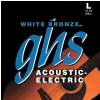GHS White Bronze struny pro elektroakustickou kytaru, Alloy 52, Standard Light, .012-.054