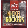 GHS NICKEL ROCKERS struny pro elektrickou kytaru, Extra Light-Light, .009-.046, Rollerwound