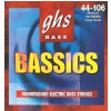 GHS Bassics struny pro baskytaru 4-str. Medium, .044-.106