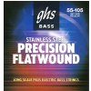 GHS Precision Flatwound struny pro baskytaru 4-str. Regular, .055-.105