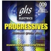 GHS PROGRESSIVES struny pro elektrickou kytaru, Custom Light, .009-.046