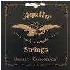 Aquila Carbonblack struny pro ukulele GCEA Soprano, low-G