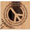 Luna Safari Peace akustick kytara