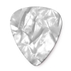 Dunlop Genuine Celluloid Classic Picks, Refill Pack, perloid white, medium